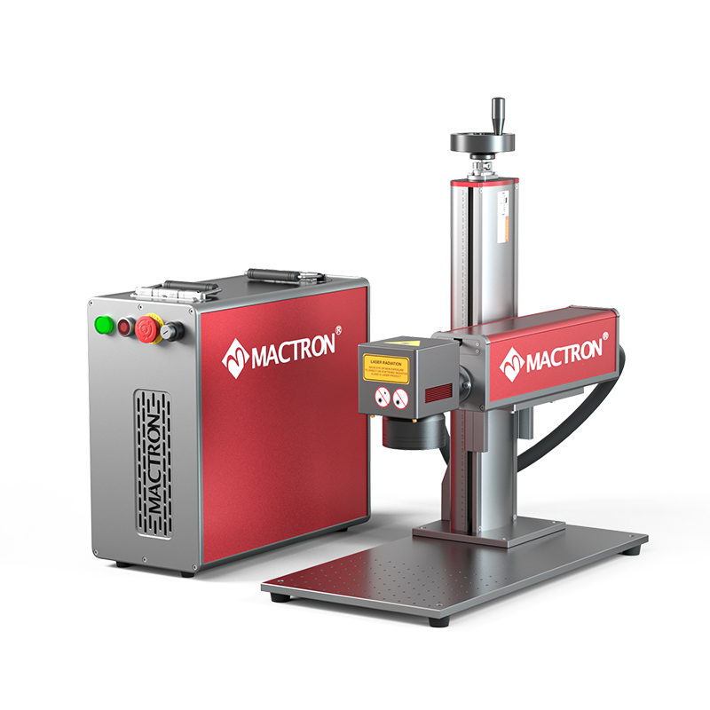 Machine de marquage laser à fibre de bureau pour l'acier 