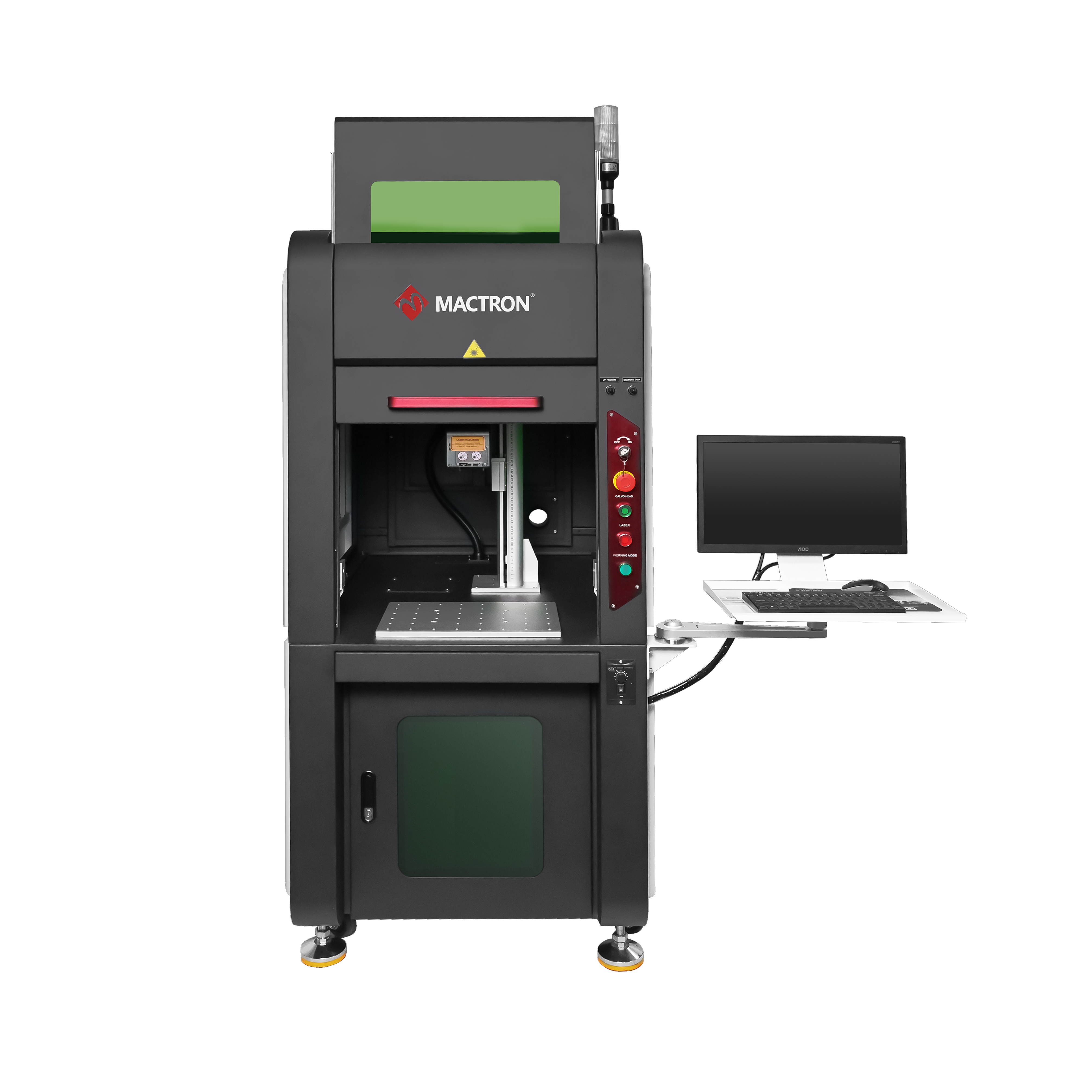Machine de gravure laser 3D avec couvercle fermé de sécurité